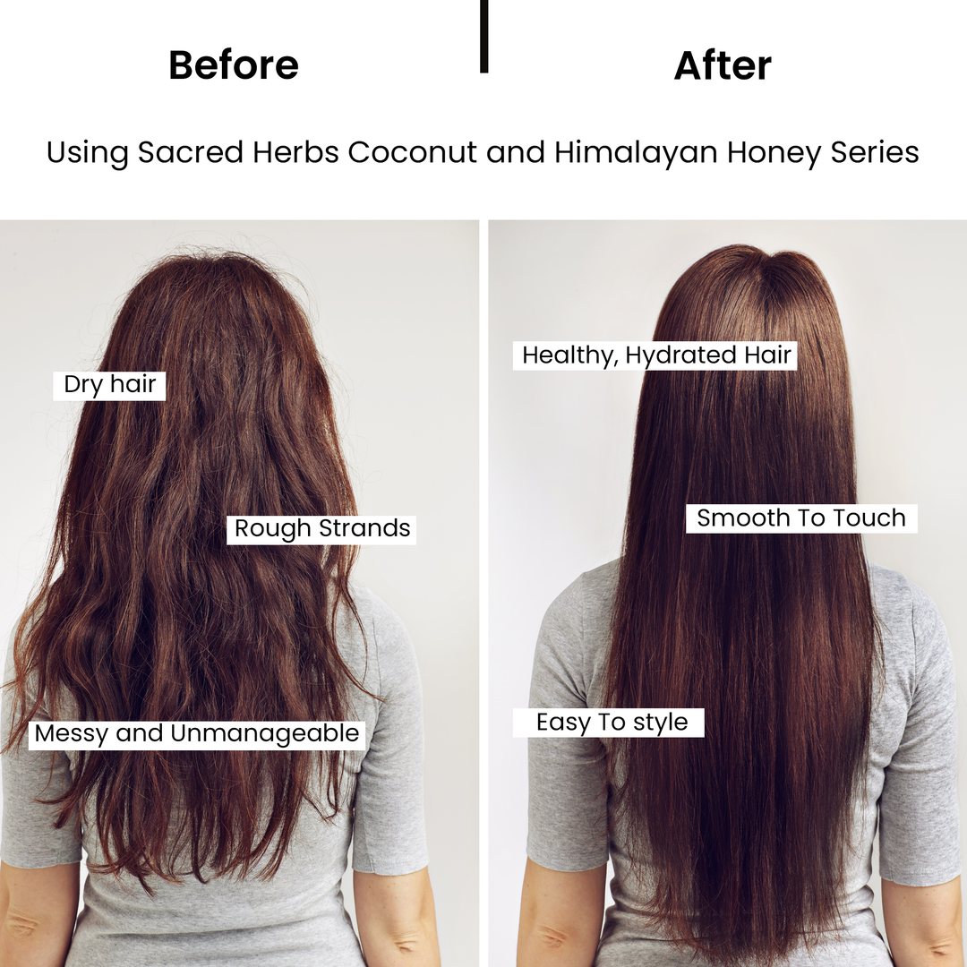 Sacred Herbs Coconut Milk Gentle Cleansing Shampoo with Himalayan Honey