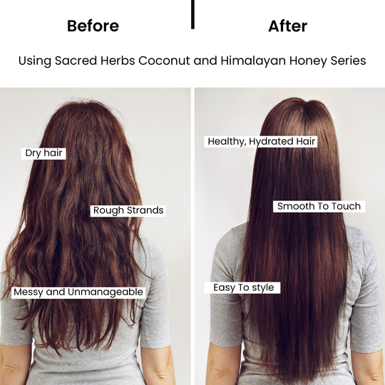 Sacred Herbs Coconut Milk Gentle Cleansing Shampoo with Himalayan Honey