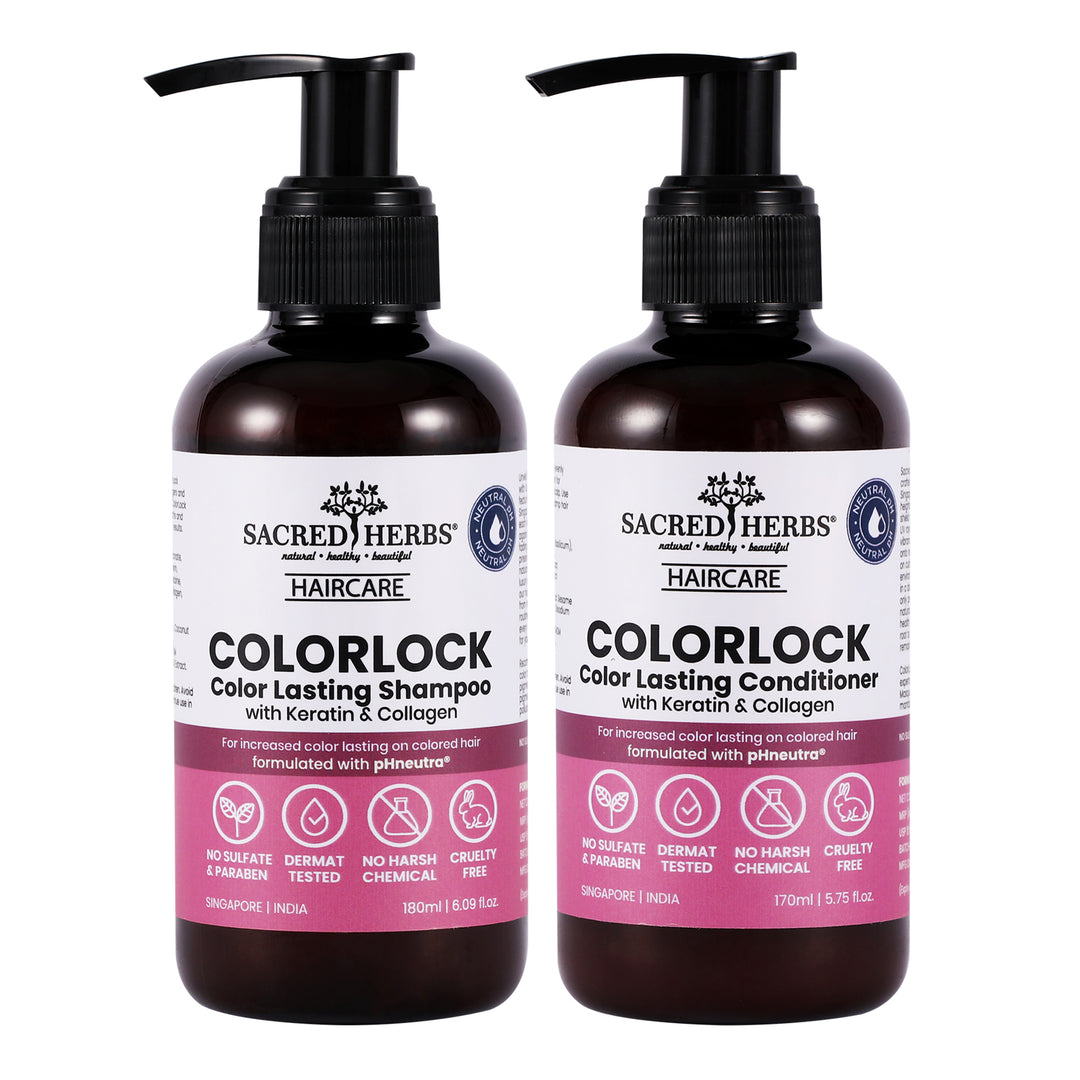 Sacred Herbs Color Lock Hair Care: Complete Hair Color Premium Pack