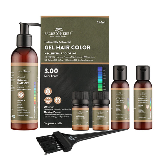 Sacred Herbs Color Lock Hair Care: Complete Hair Color Premium Pack