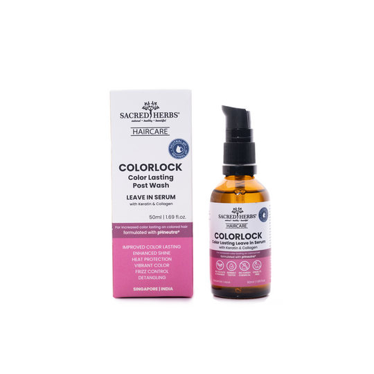 SacredHerbs® Color Lock Post Wash Leave in Serum with Keratin & Collagen