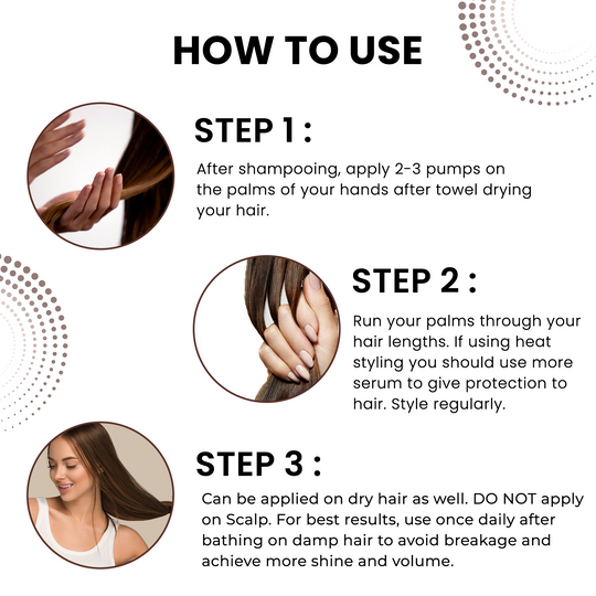 SacredHerbs® Color Lock Post Wash Leave in Serum with Keratin & Collagen