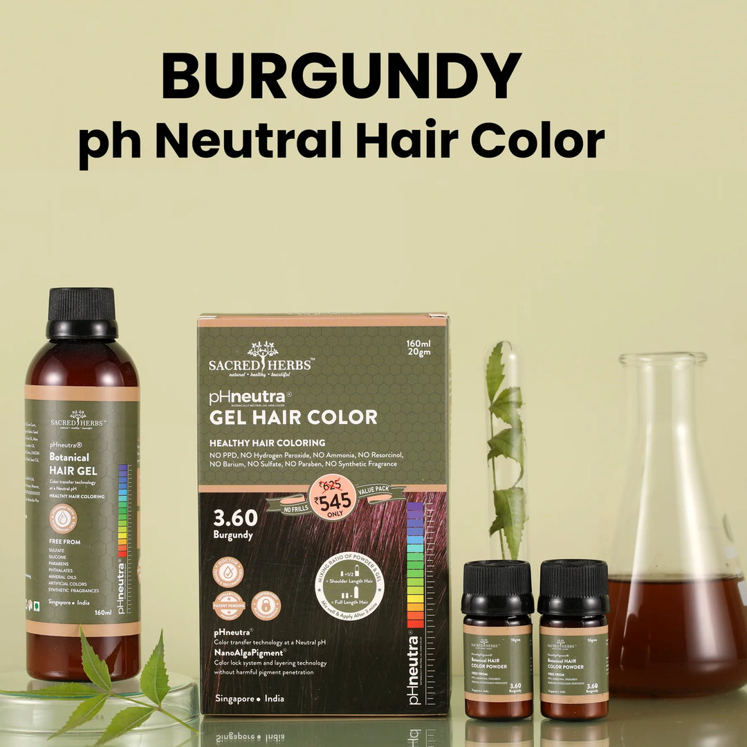Sacred Herbs Hair Color Burgundy