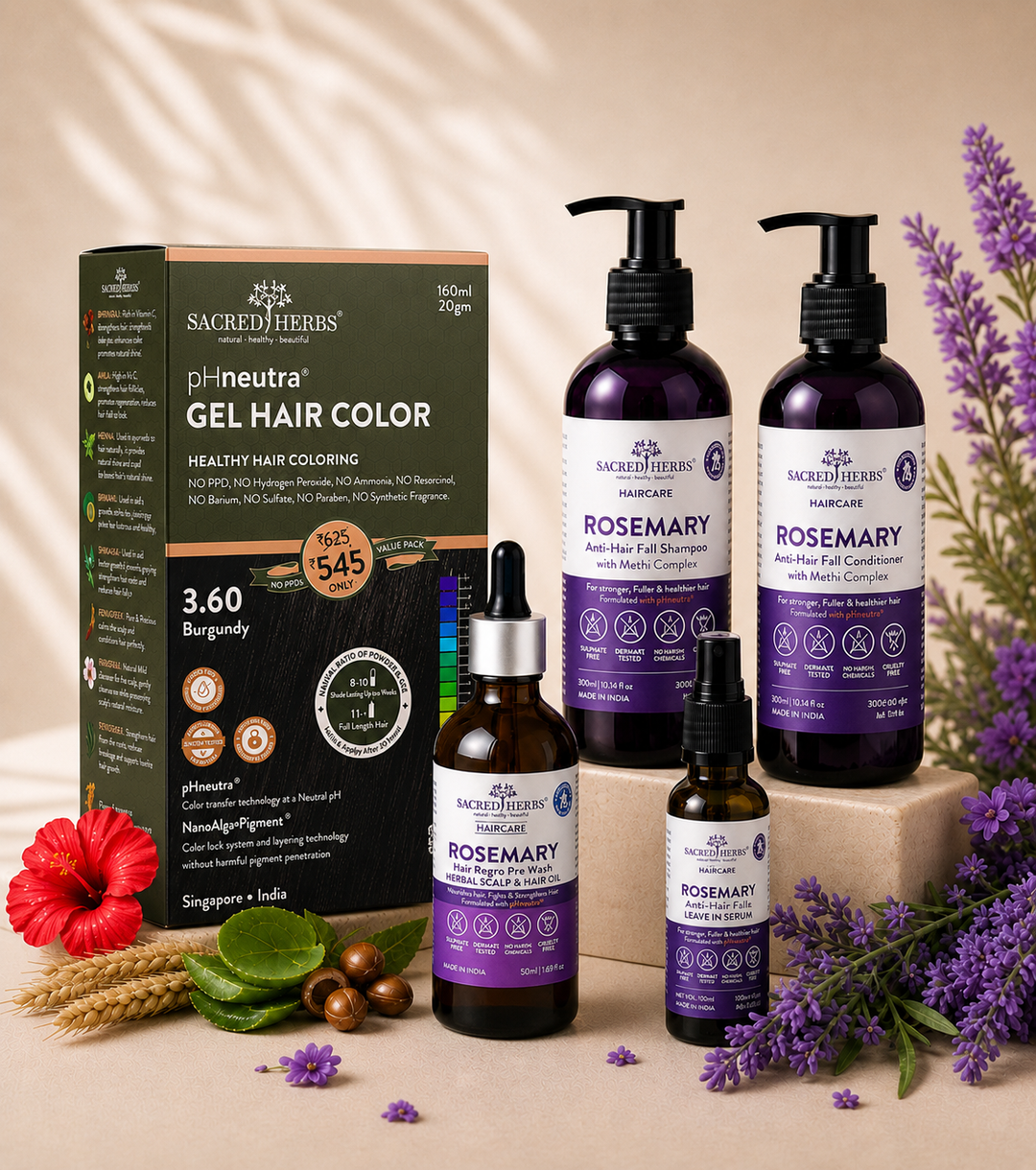 Damage Free pH Neutral Gel Colour - Available in 5 Shades (Value Pack)...