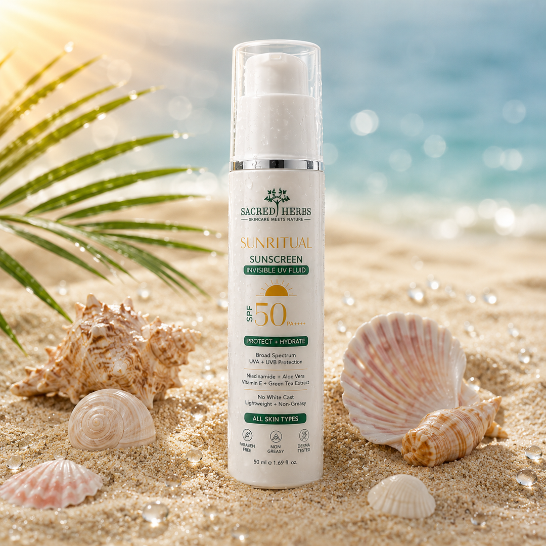 Sacred Herbs® SunRitual™ Invisible UV Fluid SPF 50 PA++++
