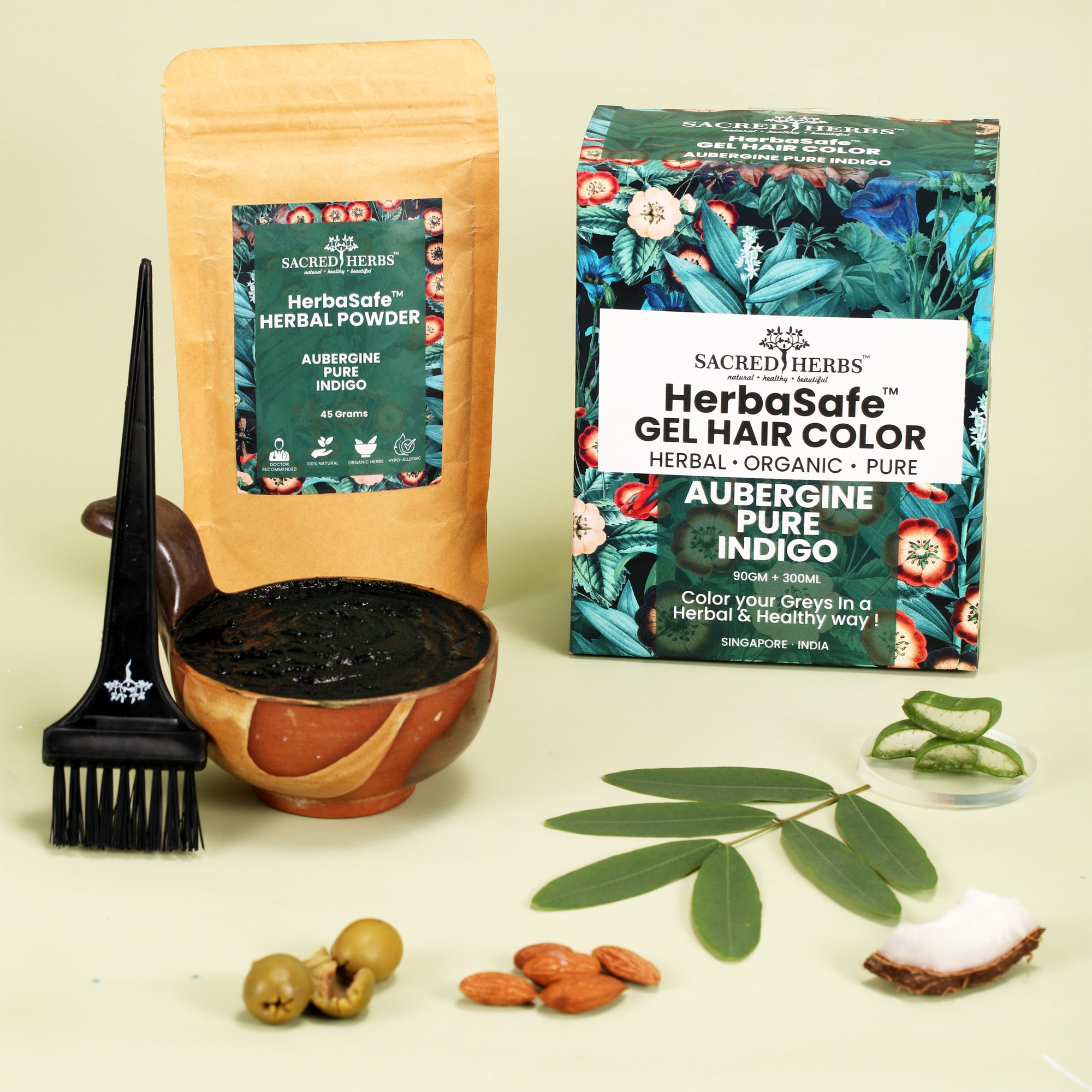 Sacred Herbs HerbaSafe Hypo-Allergic Herbal Hair Color