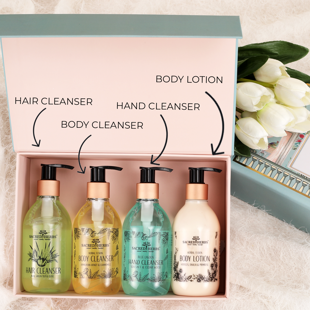 Sacred Herbs Herbal Fusion- Bath and Body Gift Set