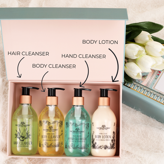 Sacred Herbs Herbal Fusion- Bath and Body Gift Set