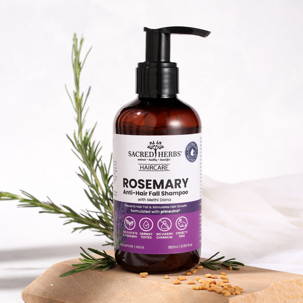 Sacred Herbs Rosemary Anti-Hair Fall Shampoo with Rosemary & Methi Dana