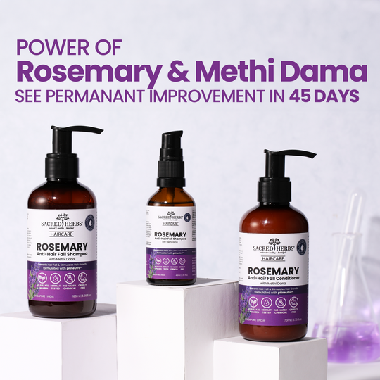 Sacred Herbs Rosemary Anti-Hair Fall Shampoo with Rosemary & Methi Dana