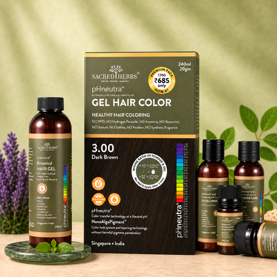 Sacred Herbs® Damage Free pH Neutral Gel Colour - Available in 5 Shades (Premium Pack)