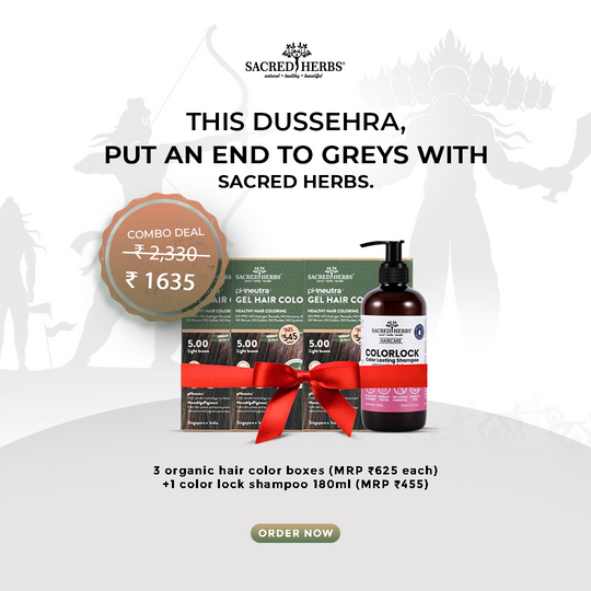 Dussehra Offer (3 hair color boxes + 1 ColorLock Shampoo) (1635)