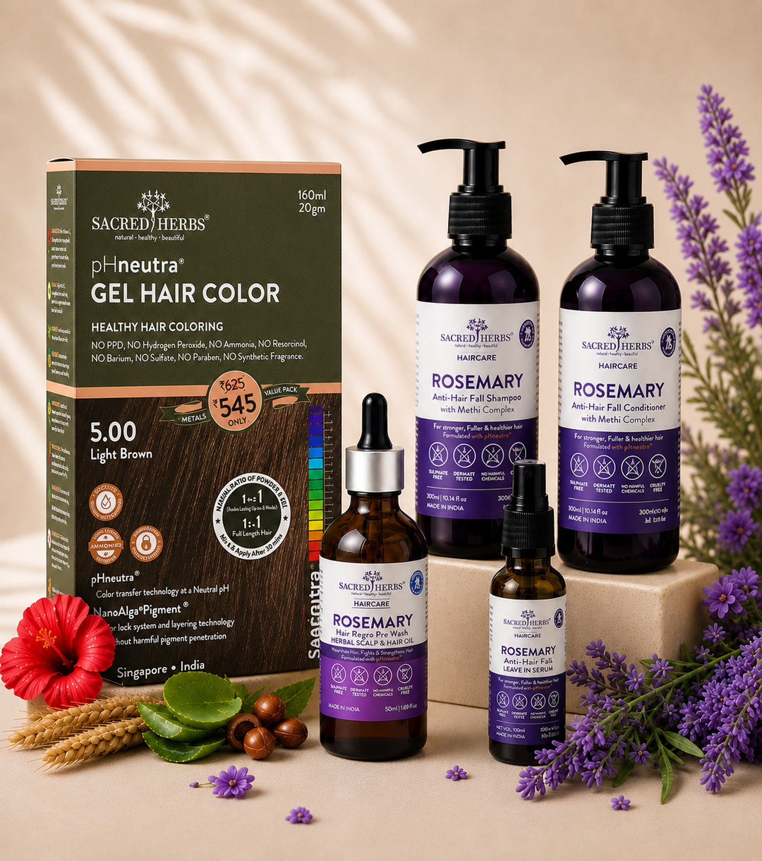 Damage Free pH Neutral Gel Colour - Available in 5 Shades (Value Pack)...