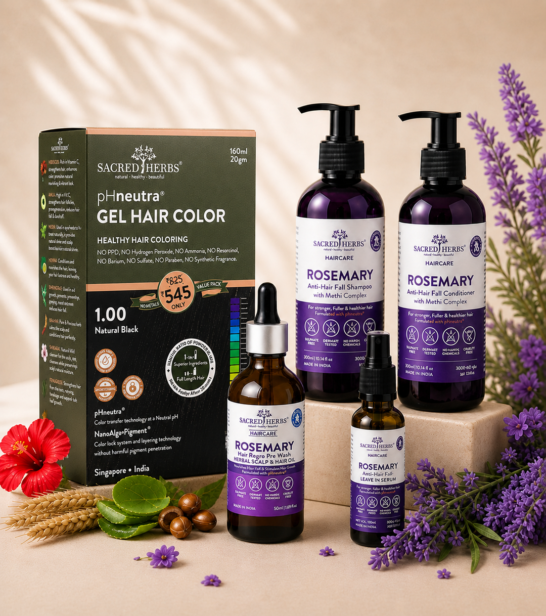 Damage Free pH Neutral Gel Colour - Available in 5 Shades (Value Pack)...