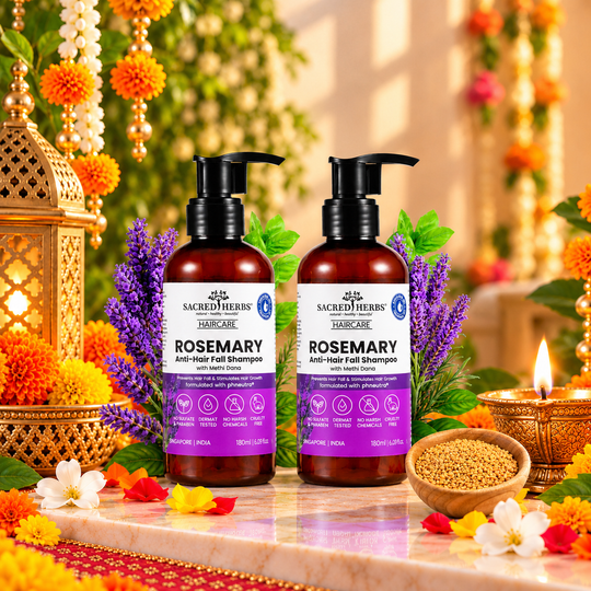 Rosemary Anti-Hair Fall Shampoo with Rosemary & Methi Dana (Pack Of 2)