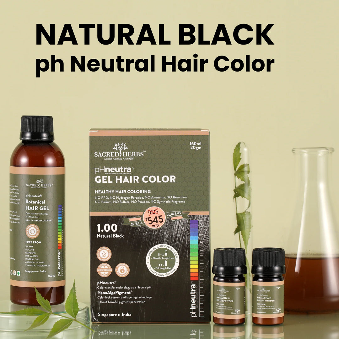 Sacred Herbs Hair Color Black