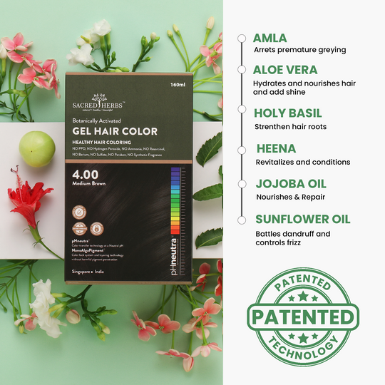 Sacred Herbs Damage Free pH Neutral Gel Colour - Available in 5 Shades (Value Pack)